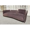 DIVANO DESIGN Feg MODELLO Pin Up STOFFA MARRONE SOFA VINTAGE 1990 SFODERABILE