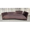 DIVANO DESIGN Feg MODELLO Pin Up STOFFA MARRONE SOFA VINTAGE 1990 SFODERABILE