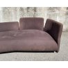DIVANO DESIGN Feg MODELLO Pin Up STOFFA MARRONE SOFA VINTAGE 1990 SFODERABILE