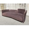 DIVANO DESIGN Feg MODELLO Pin Up STOFFA MARRONE SOFA VINTAGE 1990 SFODERABILE