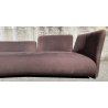 DIVANO DESIGN Feg MODELLO Pin Up STOFFA MARRONE SOFA VINTAGE 1990 SFODERABILE