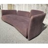 DIVANO DESIGN Feg MODELLO Pin Up STOFFA MARRONE SOFA VINTAGE 1990 SFODERABILE