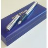 PENNA STILOGRAFICA Waterman ACCIAO LUCIDO Paris VINTAGE FOUNTAIN PEN BOX plume
