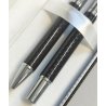 Niji PARURE PENNA Stilografica & Sfera CARBONIO set FOUNTAIN PEN + BALLPOINT PEN