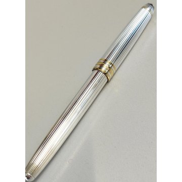 PENNA STILOGRAFICA Montblanc MEISTERSTUCK SOLITAIRE argento 925 Old Fountain Pen