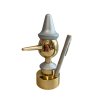 PORTA PENNE DESIGN PINOCCHIO STILIZZATO OTTONE ACCIAIO SATINATO PEN HOLDER