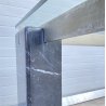 TAVOLO DESIGN Renato Polidori PROD. Skipper MOD. Faraone MARMO VETRO TABLE GLASS