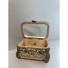ANTICO PORTAGIOIE SCRIGNO URNA TECA RELIQUIE COFANETTO epoca 1800 OLD ARGENTATO
