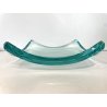 SVUOTATASCHE DESIGN Fontana Arte VETRO CRISTALLO MOLATO VERDE 20x20x5,5 cm/h '50