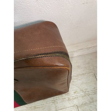 ANTICA COPPIA BORSE da VIAGGIO GUCCI VALIGIA VINTAGE PELLE BORSONE anni 50/60