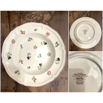 SERVIZIO PIATTI 12 pers. 42 pz. PORCELLANA villeroy & boch "Petit fleur" AFFARE!