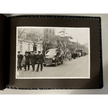 ANTICO ALBUM FOTOGRAFICO "In Memoriam" PROCESSIONE Milano FUNERALE DEFUNTO LUTTO