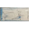 COMPOSIZIONE DISEGNO CHINA Edmondo Poletti BOZZA SCENE con FIGURE UOMO a CAVALLO