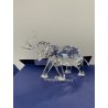 ELEFANTE SWAROVSKI CON SCATOLA 17 cm STATUA CRISTALLO CRYSTAL DESIGN ELEPHANT