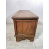 ANTICA PICCOLA CASSAPANCA legno ABETE 109 cm epoca 1800 OLD WOOD CHEST FORMELLA