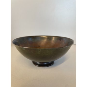 ANTICA BOWL CIOTOLA BRONZO DESIGN Just Andersen ART DECO ø 18x 7,5 cm/h ANNI '20