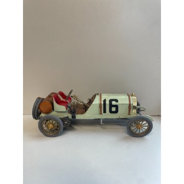 ANTICO MODELLINO AUTO LEGNO BLITZEN BENZ N°16 MACCHINA CAR GIOCO TOYS