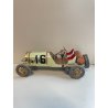 ANTICO MODELLINO AUTO LEGNO BLITZEN BENZ N°16 MACCHINA CAR GIOCO TOYS