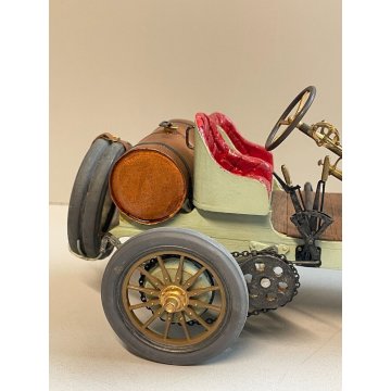 ANTICO MODELLINO AUTO LEGNO BLITZEN BENZ N°16 MACCHINA CAR GIOCO TOYS