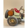 ANTICO MODELLINO AUTO LEGNO BLITZEN BENZ N°16 MACCHINA CAR GIOCO TOYS