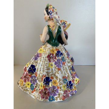 SCULTURA CERAMICA G. Girardi La Diana FIGURA BALLERINA GITANA n° 442 VINTAGE '50