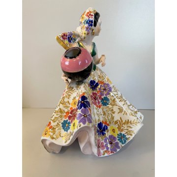 SCULTURA CERAMICA G. Girardi La Diana FIGURA BALLERINA GITANA n° 442 VINTAGE '50