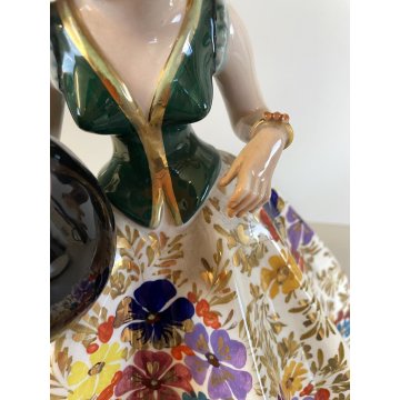 SCULTURA CERAMICA G. Girardi La Diana FIGURA BALLERINA GITANA n° 442 VINTAGE '50