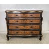 ANTICO COMÒ CANTERANO LOMBARDO LEGNO NOCE 4 CASSETTI 1600 BERGAMASCO CASSETTONE
