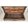 ANTICO COMÒ CANTERANO LOMBARDO LEGNO NOCE 4 CASSETTI 1600 BERGAMASCO CASSETTONE