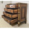 ANTICO COMÒ CANTERANO LOMBARDO LEGNO NOCE 4 CASSETTI 1600 BERGAMASCO CASSETTONE