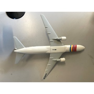 MODELLO AEROMODELLO 1/100 SRS BOEING 767 Modello FRATELLI CESANA ITALY 55x48 cm