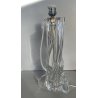 VINTAGE PIED de LAMP CRISTAL DE Sevres FRANCE CRYSTAL BASE LAMP 39 cm/h ANNI '50