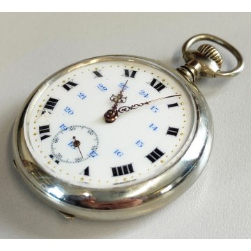 ANTICO OROLOGIO TASCA CATENA Horlogerie Soignée OLD POCKET WATCH Montre De Poche