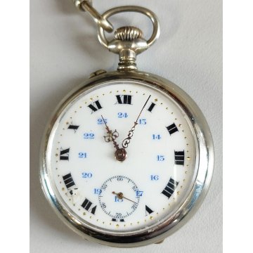 ANTICO OROLOGIO TASCA CATENA Horlogerie Soignée OLD POCKET WATCH Montre De Poche