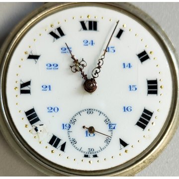 ANTICO OROLOGIO TASCA CATENA Horlogerie Soignée OLD POCKET WATCH Montre De Poche