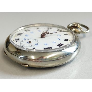 ANTICO OROLOGIO TASCA CATENA Horlogerie Soignée OLD POCKET WATCH Montre De Poche