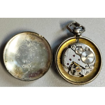 LOTTO 8 pz. OROLOGIO TASCA Monachina POLSO Argento EPOCA 900 OLD POCKET WATCH