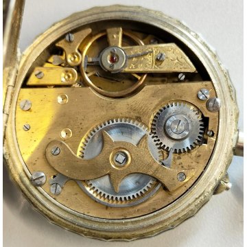 Lotto 4 pz. ANTICO OROLOGIO TASCA Eberhard FS Eximia EPOCA 900 Old Pocket Watch