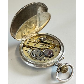 Lotto 4 pz. ANTICO OROLOGIO TASCA Eberhard FS Eximia EPOCA 900 Old Pocket Watch