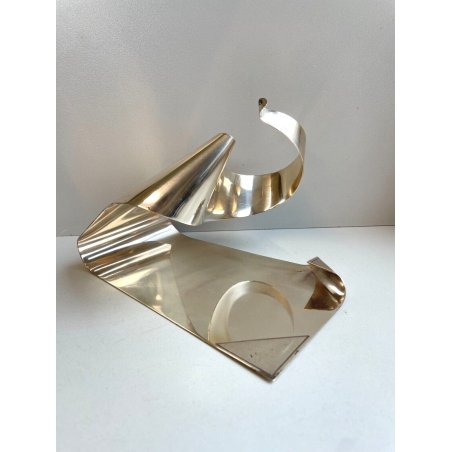 SCULTURA MARIO BUCCELLATI ARGENTO 925 DESIGN SILVER SCRIVANIA TAVOLO FIRMATA