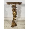 TAVOLINO LEGNO LASOTTO PUTTO LIBERTY META 900 TAVOLO BASSO TABLE DORATO EPOCA