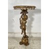 TAVOLINO LEGNO LASOTTO PUTTO LIBERTY META 900 TAVOLO BASSO TABLE DORATO EPOCA
