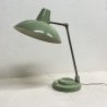 LAMPADA DA TAVOLO SCRIVANIA FERRO ALLUMINO DESIGN ITALIA ANNI '60 TABLE LAMP OLD