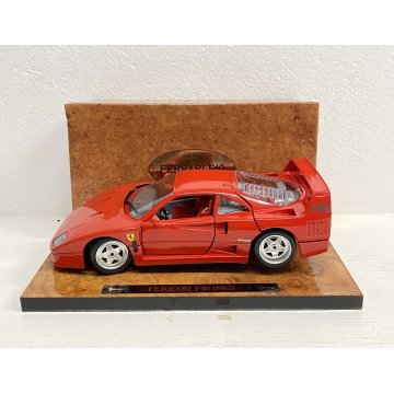 MODELLINO MACCHINA FERRARI F40 BURAGO 1987 EDIZIONE SPECIALE SCALA 1/18 SCATOLA