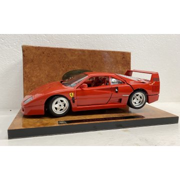 MODELLINO MACCHINA FERRARI F40 BURAGO 1987 EDIZIONE SPECIALE SCALA 1/18 SCATOLA