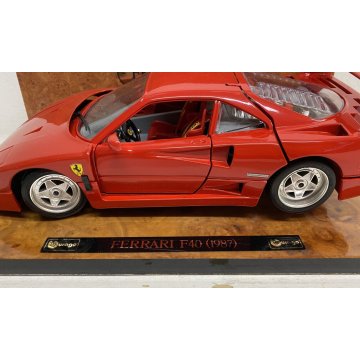 MODELLINO MACCHINA FERRARI F40 BURAGO 1987 EDIZIONE SPECIALE SCALA 1/18 SCATOLA