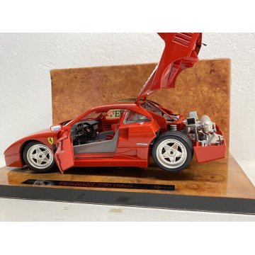 MODELLINO MACCHINA FERRARI F40 BURAGO 1987 EDIZIONE SPECIALE SCALA 1/18 SCATOLA