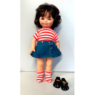 BAMBOLA Furga "Corrierino di Pierina"  BOX VESTITI ORIGINALI DOLL 41 cm/h  1962