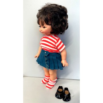 BAMBOLA Furga "Corrierino di Pierina"  BOX VESTITI ORIGINALI DOLL 41 cm/h  1962