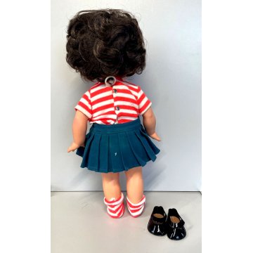 BAMBOLA Furga "Corrierino di Pierina"  BOX VESTITI ORIGINALI DOLL 41 cm/h  1962